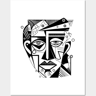 Cubist Woman Posters and Art